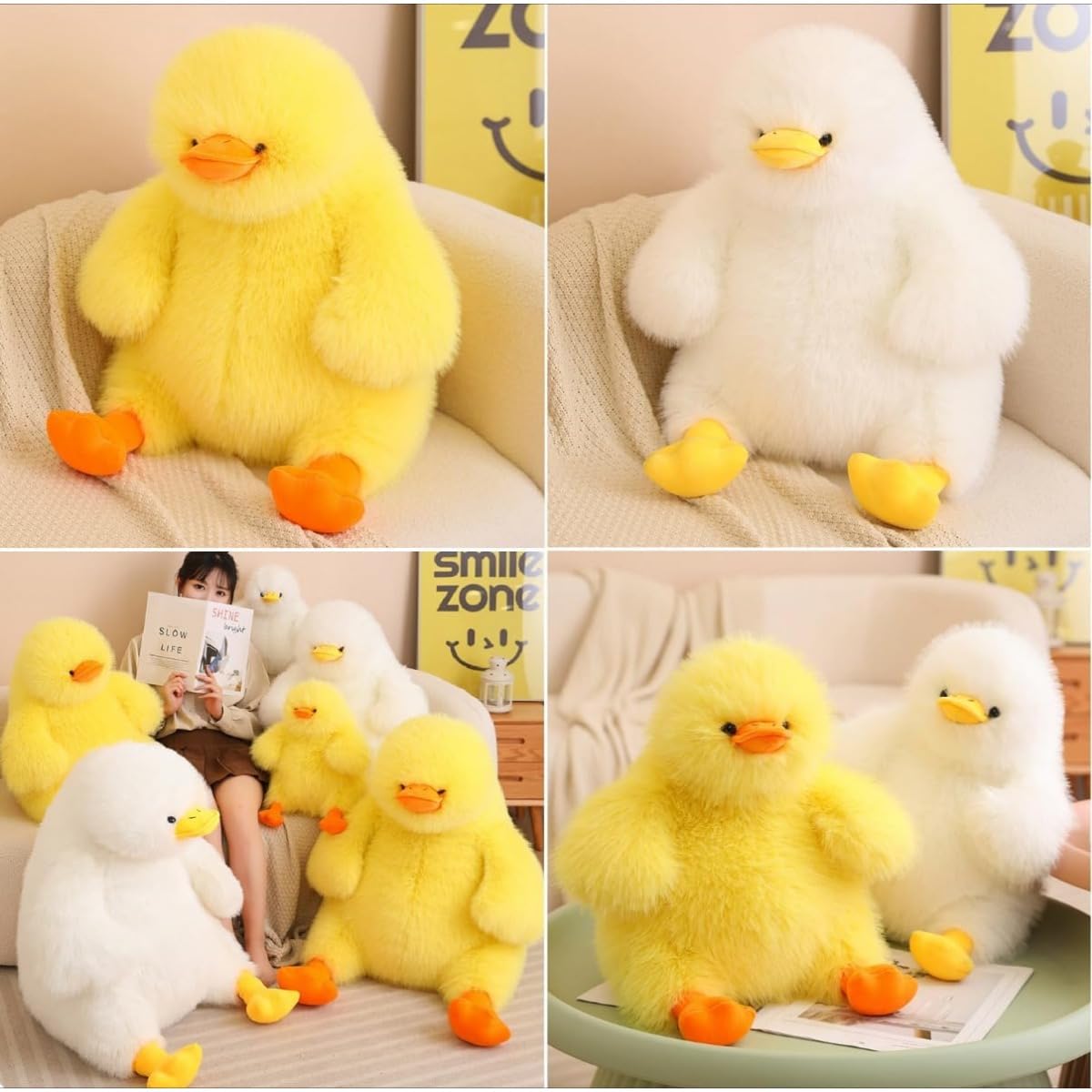 Amazon.co.jp: 【Auyyhui】 ぬいぐるみ アヒルのデザイン 大きいサイズ
